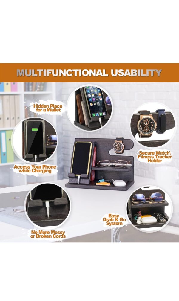 CUSTOMISED BLACK WOODEN DOCKING STAND - Image 2